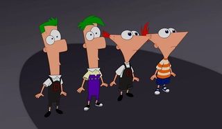 Phineas and Ferb the Movie: Across the 2nd Dimension Phineas and Ferb stand by their twins