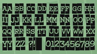 A sample of xerography font, one of the best free typewriter fonts