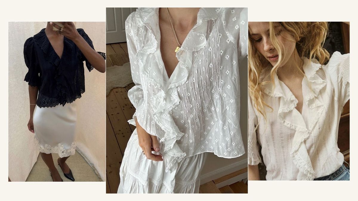 Chic French Women Are Wearing This Exact Blouse With Jeans This Spring—But It Won’t Be in Stock for Long