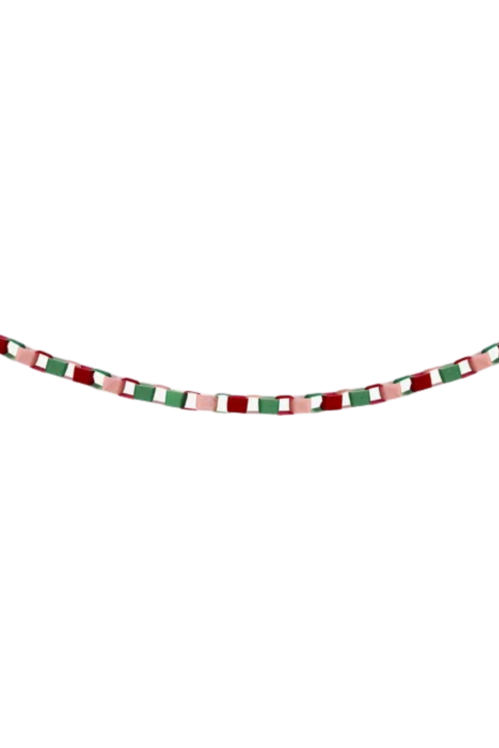 Velvet Chain Link Artificial Christmas Garland