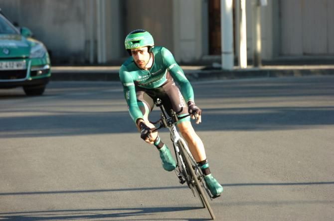 Jerome Cousin (Europcar) finished second overall after the final time trial