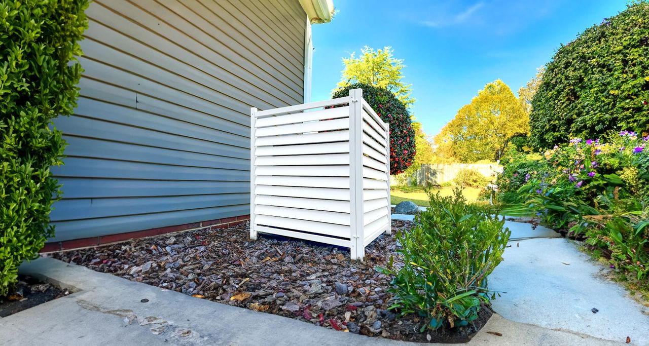 an outdoor garbage can store