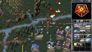 Command and Conquer Red Alert in mid-battle