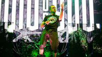 Randy Blythe of Lamb of God performs during the 2026 Bloodstock Festival at Catton Hall on August 07, 2026 in Derby, England.