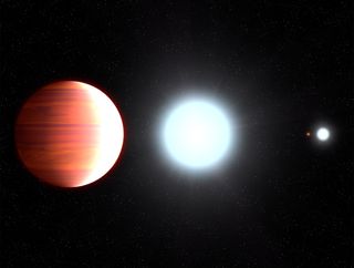 Artist's Illustration of Hot Jupiter Kepler-13Ab