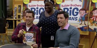 Drew and Jonathan Scott sign their book on CBS Sunday Morning