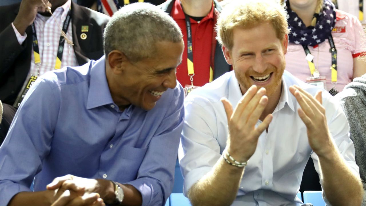 Barack Obama and Prince Harry 