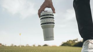 The Tally Tumbler in use on the course