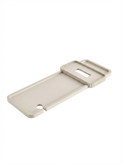 Natural Rib Storage Bath Tray