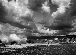 'Girl and Clouds, Sicily', 2010, by photographer John Pepper