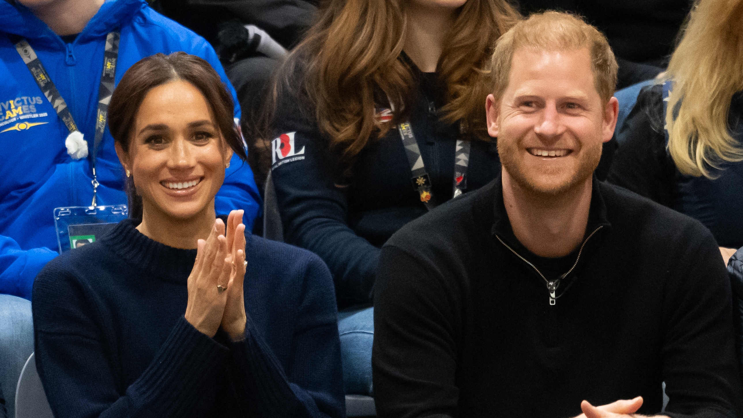 Prince Harry, Duke of Sussex and Meghan, Duchess of Sussex attend the Wheelchair Basketball final at the Invictus Games 2025