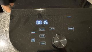 Midea Dual Zone Air Fryer control panel