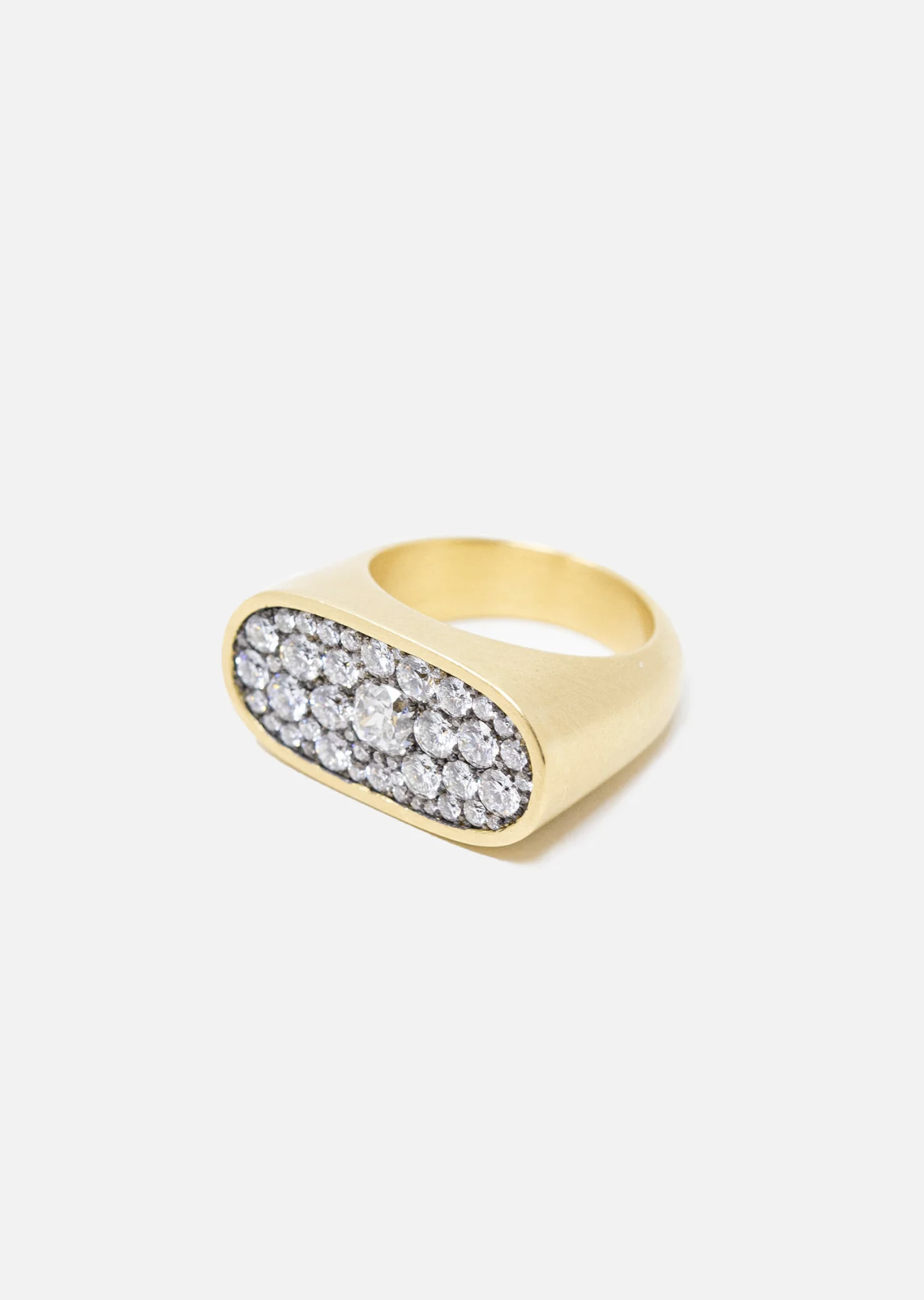 Diamond Cartouche Ring