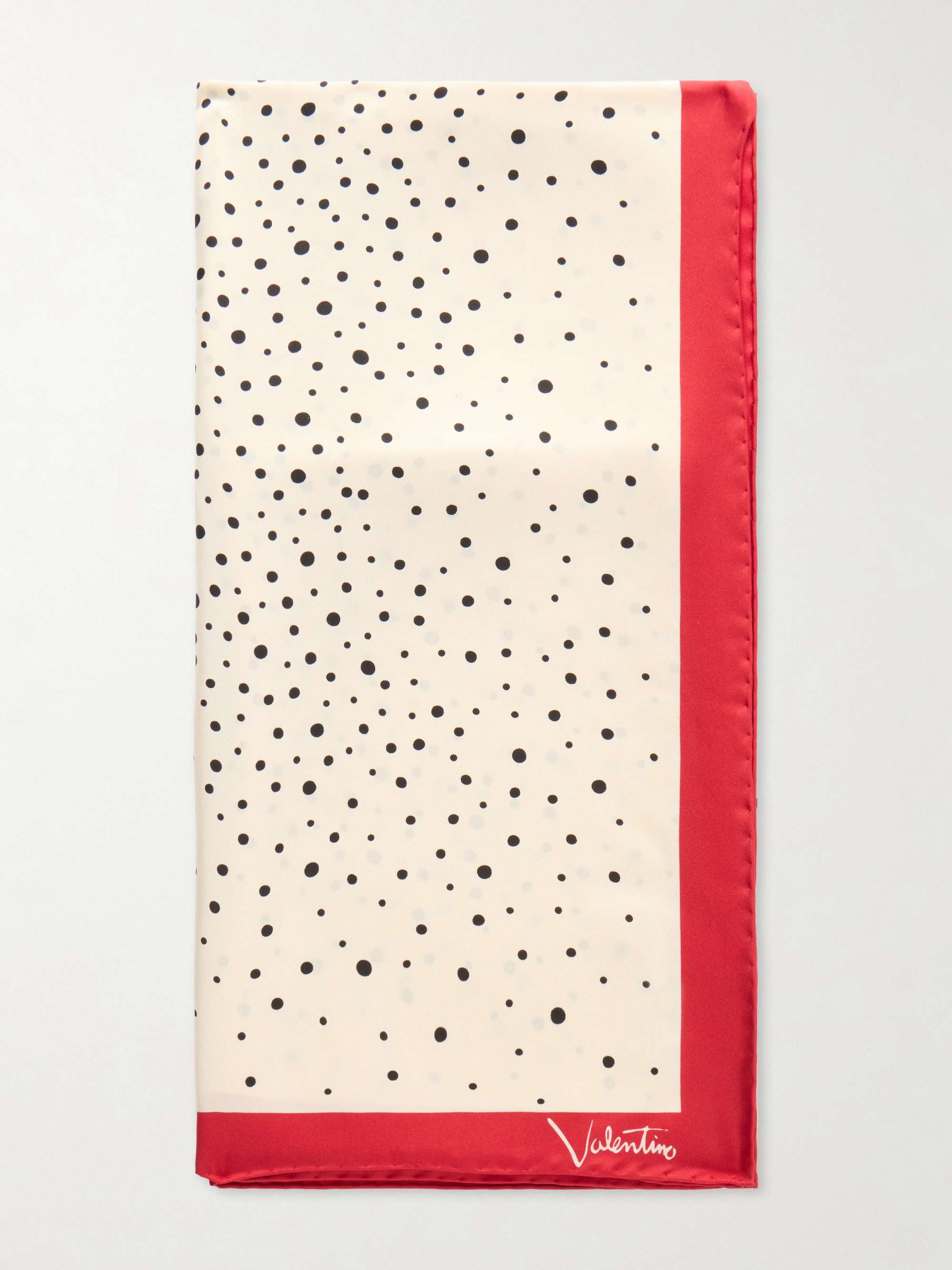 Foulard Printed Silk Scarf