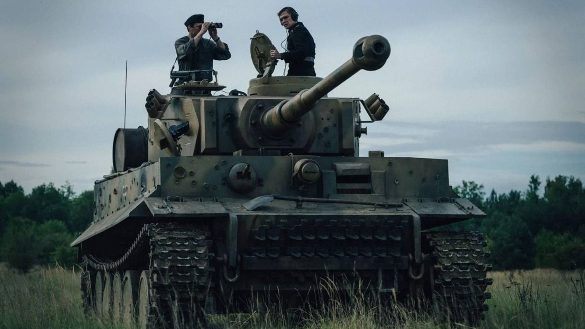 A scene from &amp;quot;The Tank&amp;quot; on Prime Video showing the Tiger Tank and it's crew