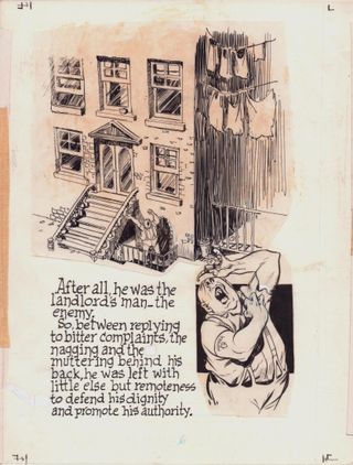 Will Eisner art from A Contract with God