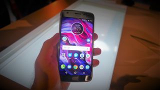 The Moto X4 debuted in August at the IFA trade show. (Credit: Andrew E. Freedman/Tom's Guide)