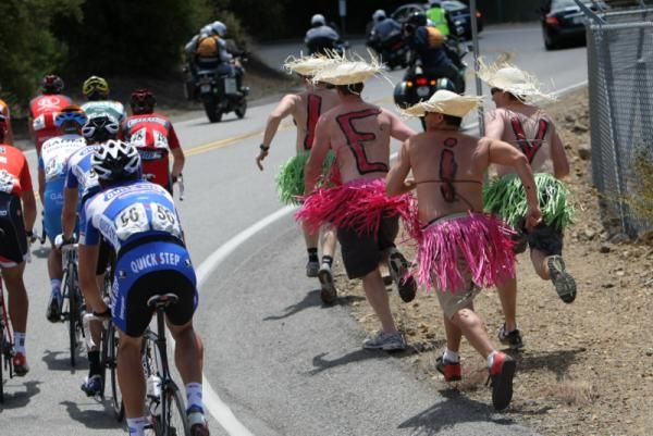 O-Kaaay... Levi Leipheimer has some special fans.