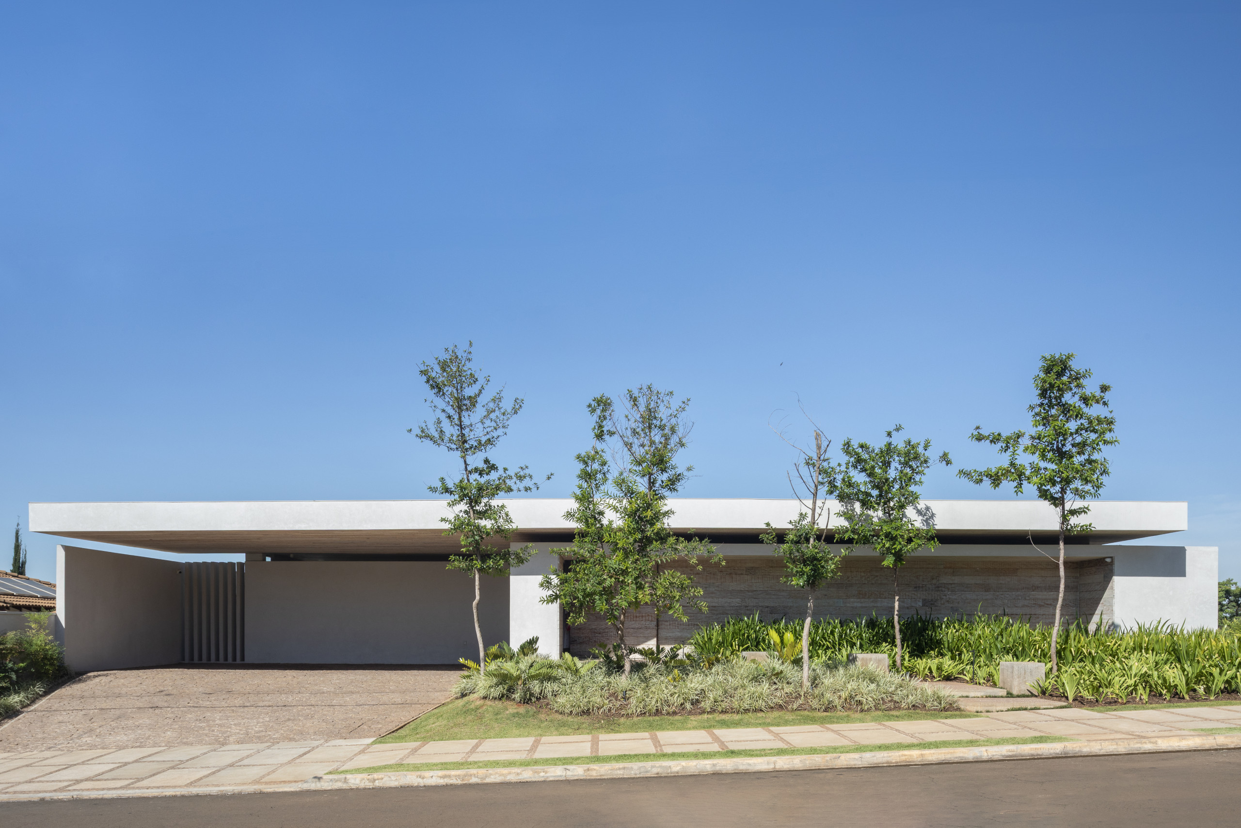 The street view of the new house