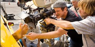 Quentin Tarantino directing Death Proof