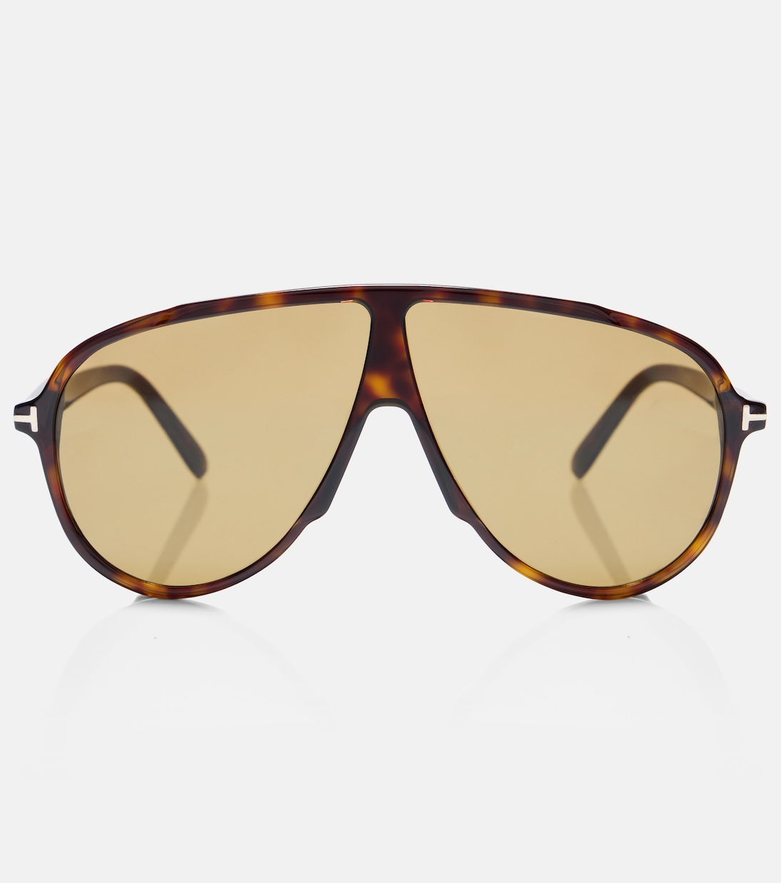 Vladimir T Icon Aviator Sunglasses in Brown - Tom Ford