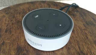 The Echo Dot is an affordable way to add voice control to your existing system