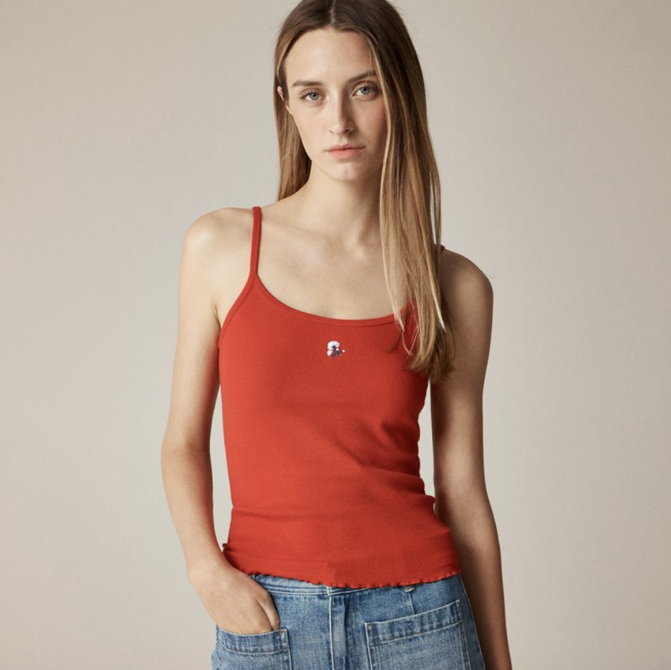 J.Crew, Rouje Fleur Tank Top