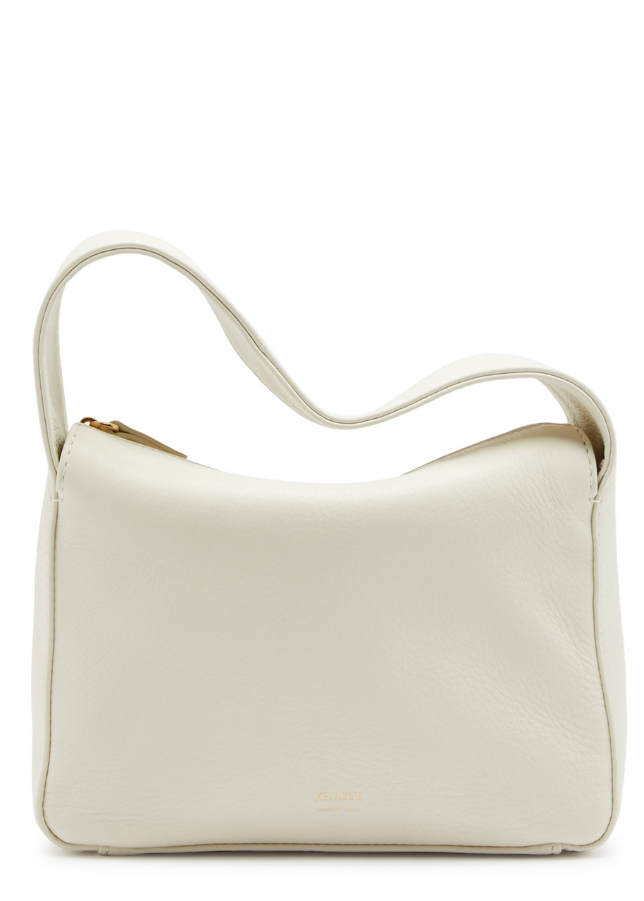 Elena Small Leather Top Handle Bag