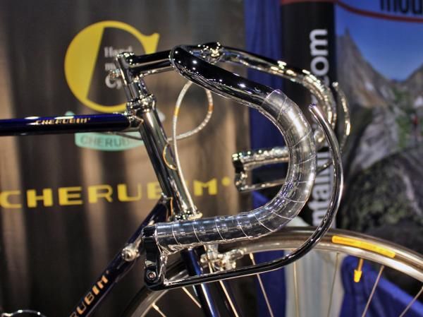 We're not sure these eye-catching custom brake levers can pull enough cable to function well but they certainly look fantastic.