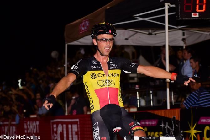 Sven Nys (Crelan-Aa Drinks) wins Cross Vegas for the second year in a row.