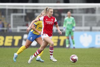 This season's Women's FA Cup quarter-finals take place this week, starting with 2020-21 runners-up Arsenal hosting Coventry United on Friday (Kieran Cleeves/PA).