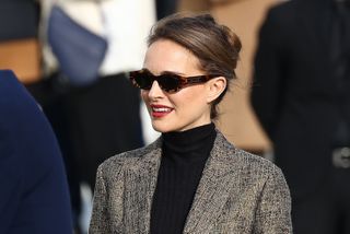Natalie Portman attends the Christian Dior Womenswear Fall/Winter 2024-2025 show as part of Paris Fashion Week