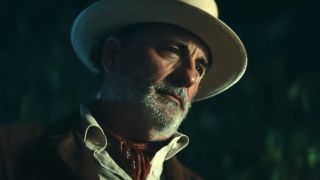 Andy Garcia in cowboy hat in Long Gone Heroes