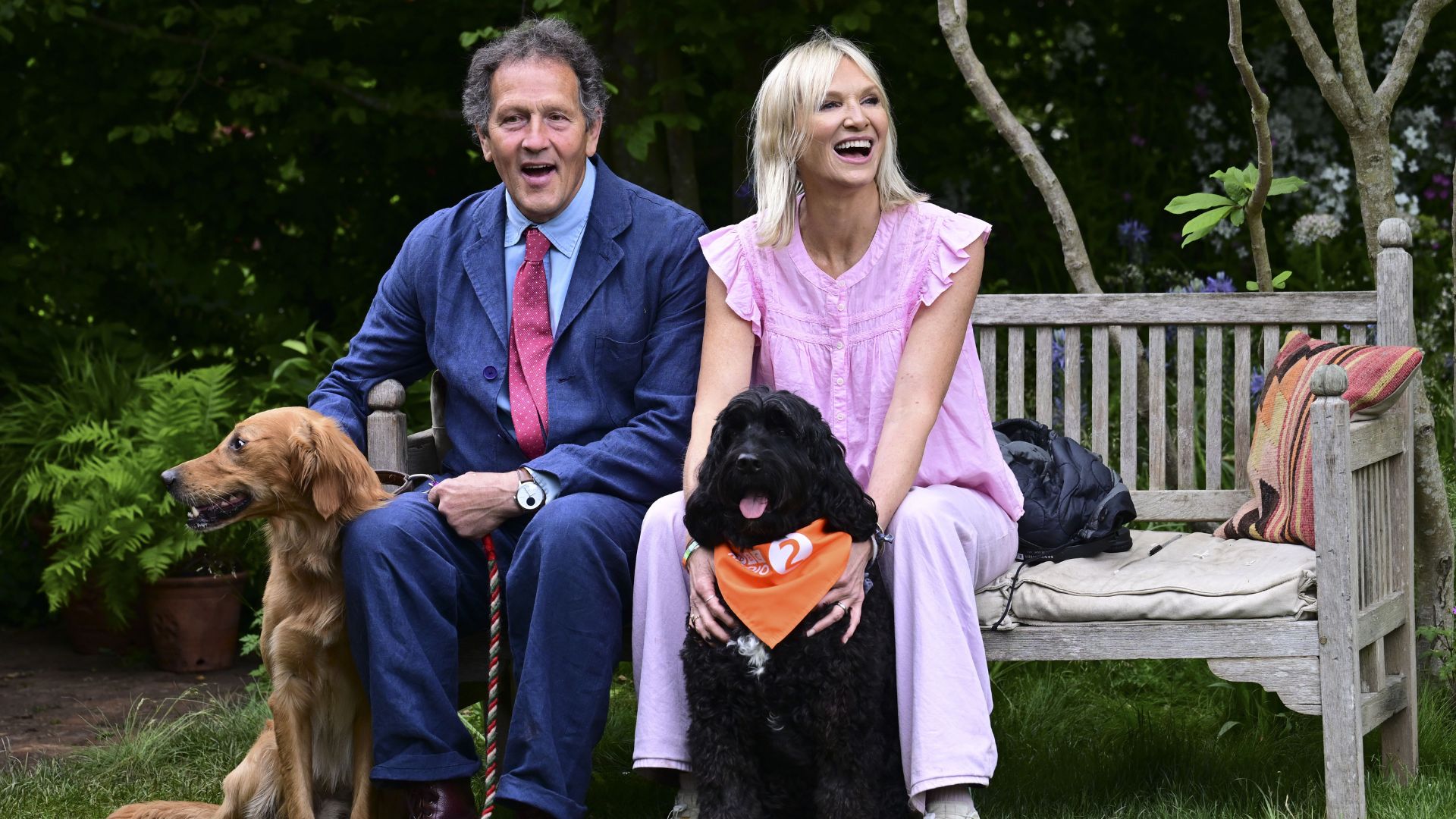 Monty Don with Jo Whiley, RHS Chelsea Flower Show 2025