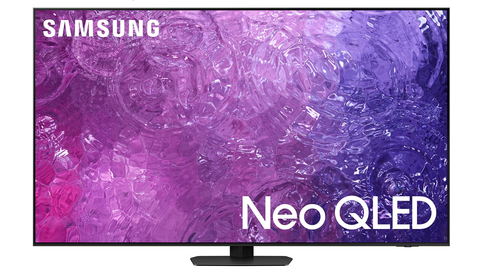 The Samsung QN90C on a white background.