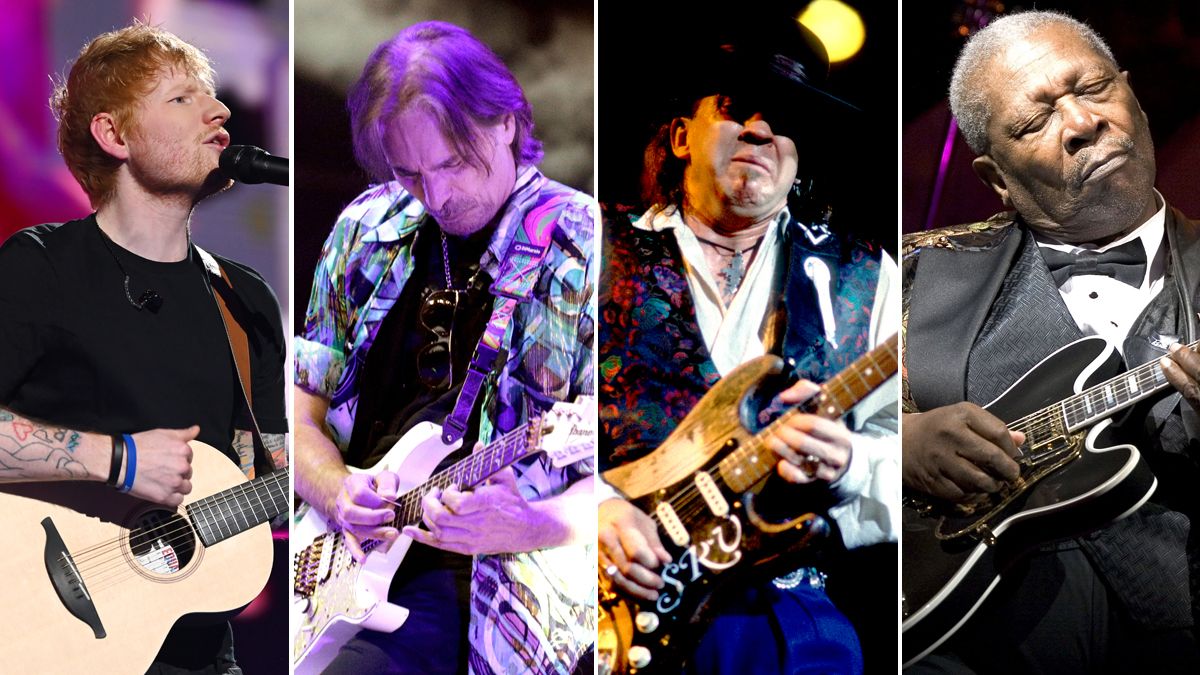 Ed Sheeran, Steve Vai, Stevie Ray Vaughan and B.B. King