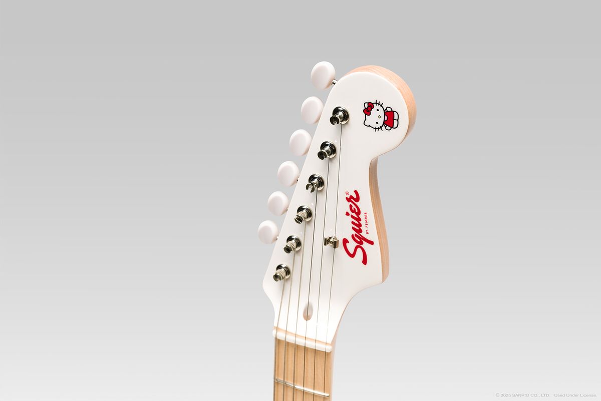 Fender refreshes the Squier Hello Kitty Stratocaster in limited edition white