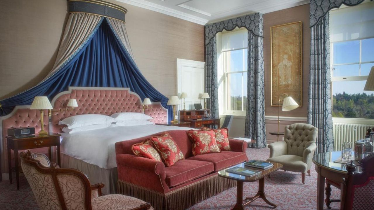 Cliveden House bedroom interior