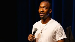Jay Pharoah during a stand-up routine