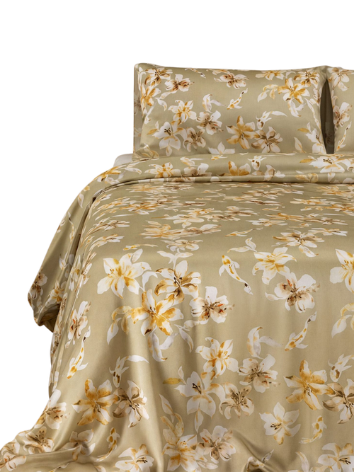 Aureate Flow Silk Duvet Cover