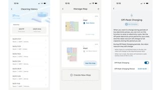 Eufy Omni S2 app screengrabs