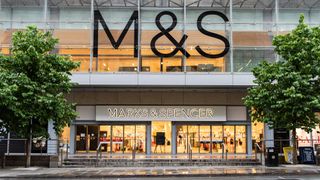 A Marks & Spencer store seen from straight on