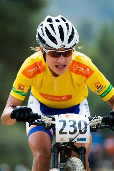 Marianne Vos at the front
