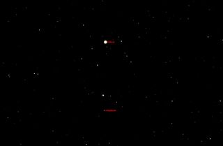 Saturday, April 12, 4 a.m. EDT. An unusual opportunity to view the brightest and the faintest planets at the same time. This will be a difficult observation because the sky is starting to get light by the time the planets rise, making it difficult to see 8th magnitude Neptune. A low eastern horizon will be necessary.