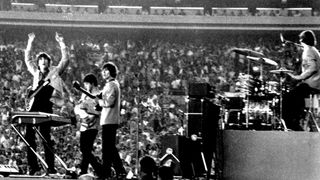 The Beatles at Shea Stadium in 1965