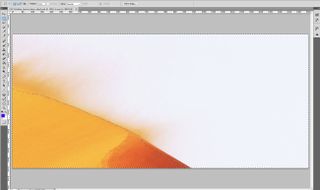 edge of a sand dune in Photoshop