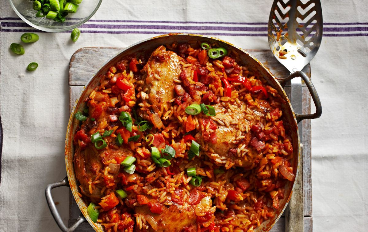 Baked chicken jambalaya | Spanish Recipes | GoodtoKnow