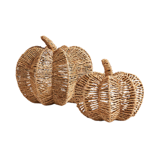 Wicker pumpkins