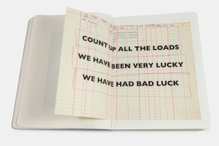 Pages from William Kentridge's I am still a parable, which has been donated to the Moleskine Foundation collection