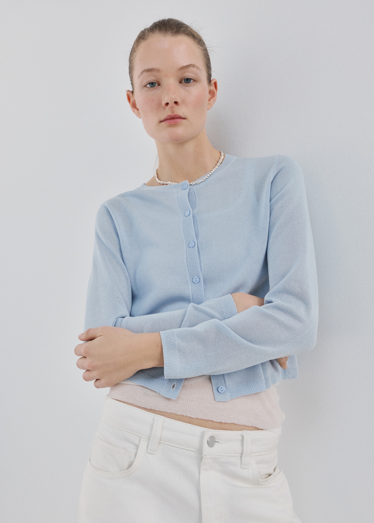 Fine-Knit Straight-Fit Cardigan - Women | Mango United Kingdom